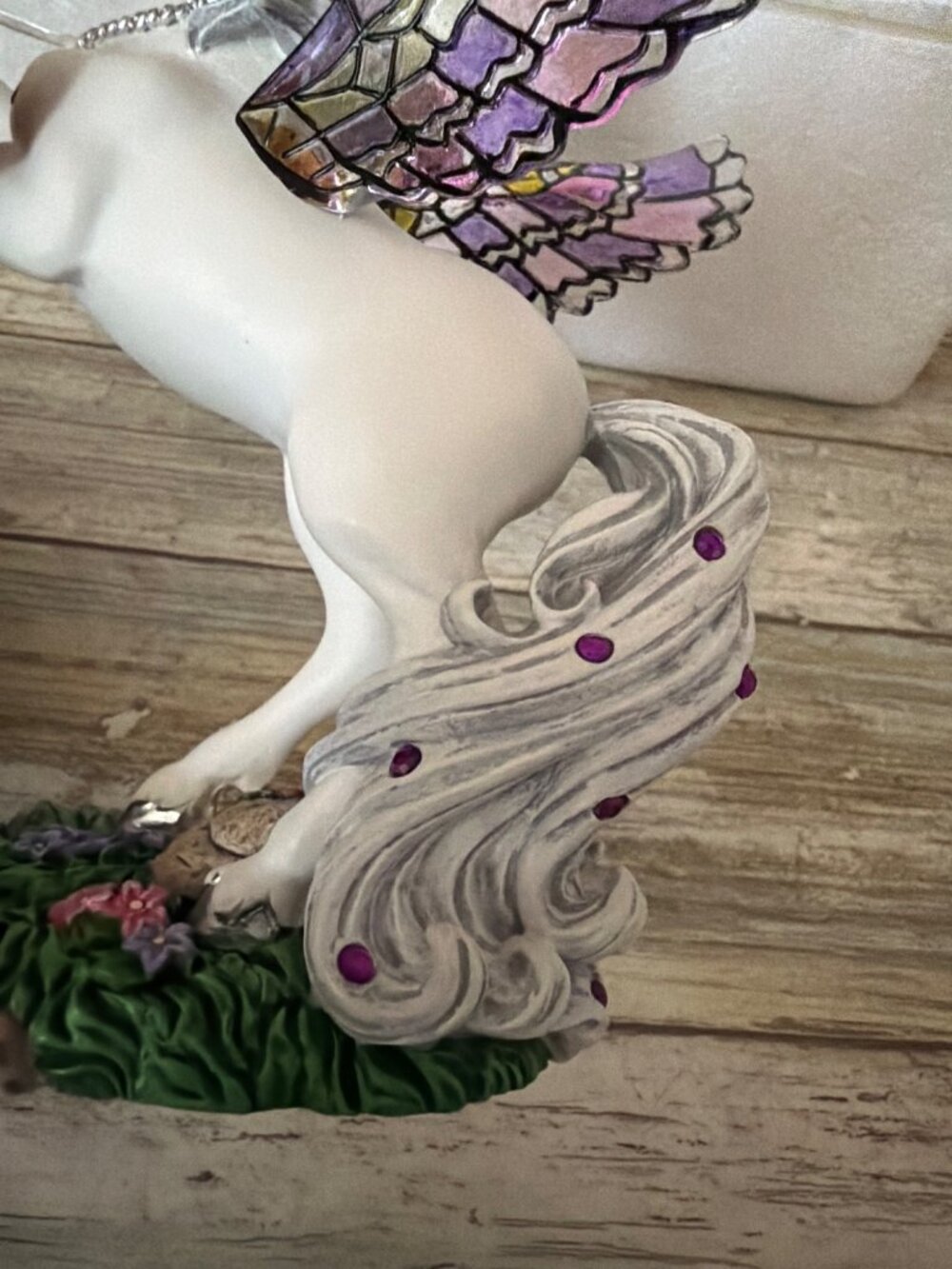 Hamilton Collection Jeweled Reflections Amethyst Splendor Unicorn w/Box & COA - Picture 13 of 16